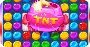 Colorful Candy-Themed Gameplay